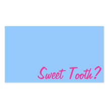 Sweet Tooth Business Card