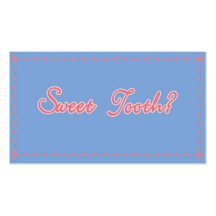 Sweet Tooth Business Card Template