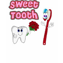 Sweet Tooth Cute Cartoon T-shirts For Women