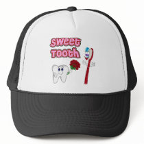 Sweet Tooth Cute Cartoon T-shirts For Women hats by sogeshirts Sweet Tooth Cute Cartoon T-shirts For Women hats