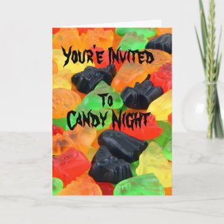 Sweet Tooth Halloween Invitation Card