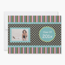 Sweet Treat Graduation Invitation (Blue) invitations