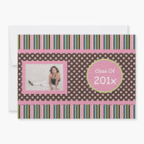 Sweet Treat Graduation Invitation (Pink) invitations