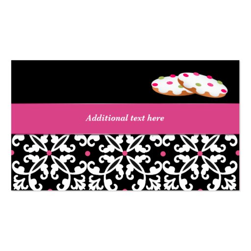 Sweet Treats and Damask Bakery Business Card
