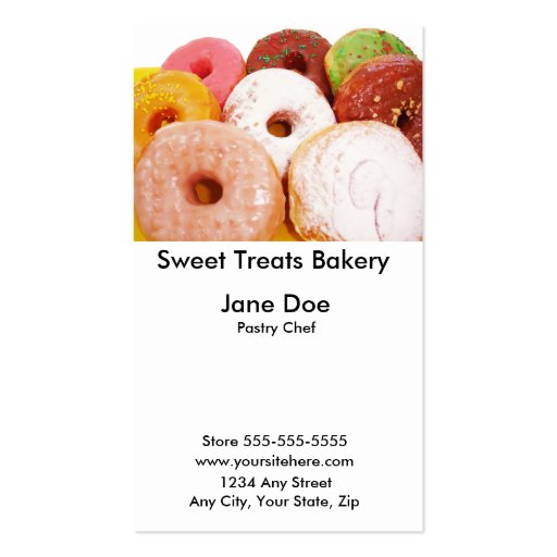 Sweet Treats Business Card