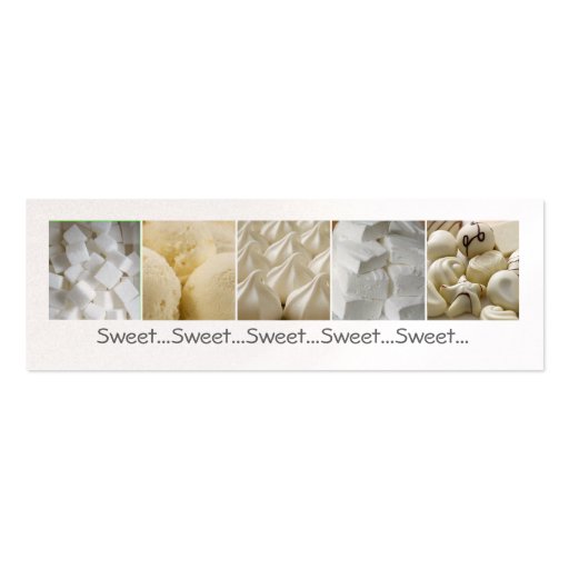 Sweet Treats Business Cards (front side)