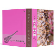 Sweet Treats Recipe Binder binder
