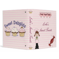 Sweet Treats Recipe Binder binders