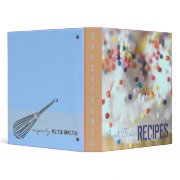 Sweet Treats Recipe Binder binder