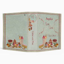 Sweet Treats Recipe Collection 3 Ring Binder