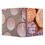 Sweet treats recipes customizable avery binder