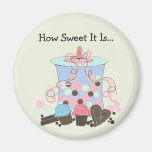 Sweet Treats With A Cute Saying Refrigerator Magnet