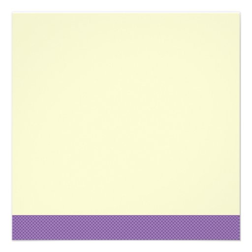 Sweet Umbrella Baby Shower Purple Yellow Invite
