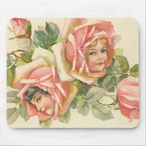 Sweet Valentine Rose Children (3) mousepads