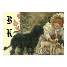 Sweet Victorian Style Gift Tags ~ Pet Befriender Business Card Templates