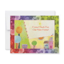 Sweet Village New Home Party Invitation by daphne1024 Sweet Village New Home Party Invitation