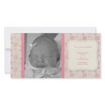 Sweet Vintage Floral Birth Announcement photo cards