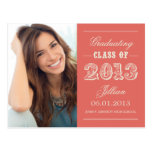 Sweet Vintage Graduation Announcement/Invitation postcards