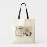 Sweet Vintage Illustration Tote Bag