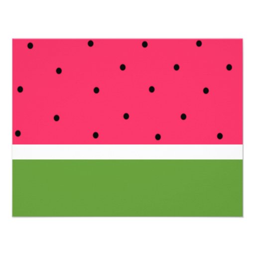 Sweet Watermelon Birthday Invitation
