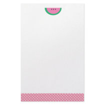 Sweet Watermelon Personalized Stationery