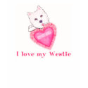 Sweet Westie Dog Love T-Shirt