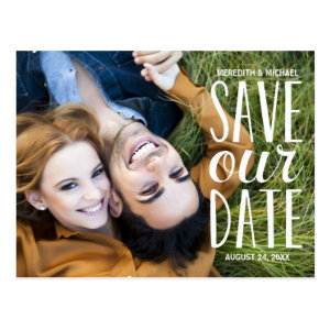Sweet Whimsy | Photo Save the Date Postcard