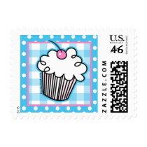 Sweet White Cupcake Stamp by pinkinkart Sweet White Cupcake Stamp