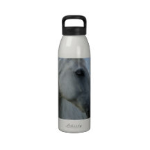 Sweet White Horse Reusable Water Bottles