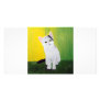 SWEET WHITE KITTEN PERSONALIZED PHOTO CARD