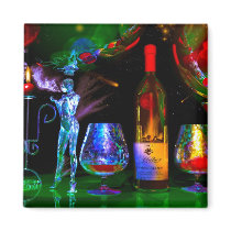 sweet white wine magnets