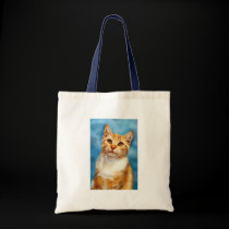 Sweet William - Orange Tabby Cat Art bags
