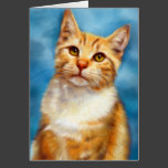 Sweet William - Orange Tabby Cat Art Cards