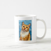 Sweet William - Orange Tabby Cat Art mugs