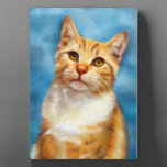 Sweet William - Orange Tabby Cat Art Plaques