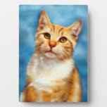 Sweet William - Orange Tabby Cat Art Plaques