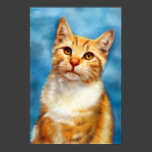 Sweet William - Orange Tabby Cat Art Posters