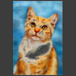 Sweet William - Orange Tabby Cat Art Tshirt