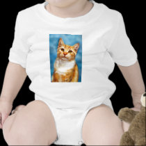 Sweet William - Orange Tabby Cat Art t-shirts