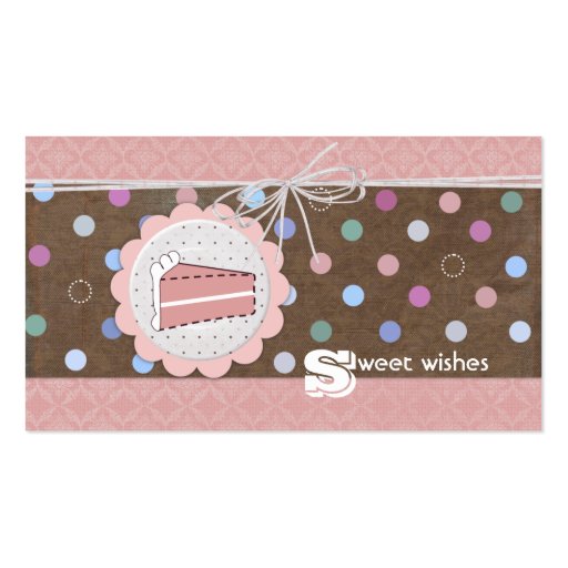 Sweet Wishes Cakes Business Cards