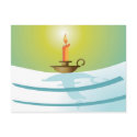 Sweet Worm candle postcards