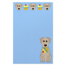 Sweet Yellow Lab Stationery