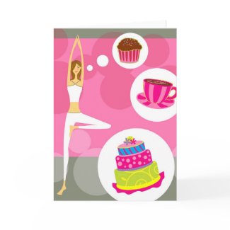 Sweet Yoga Card card