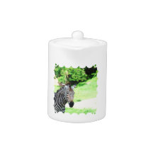 Sweet Zebra Teapot