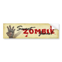 Sweet Zombie Jesus bumper stickers