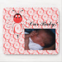 SweetBee Bumble Bee Baby Picture Mousepad by bugspot SweetBee Bumble Bee Baby Picture Mousepad