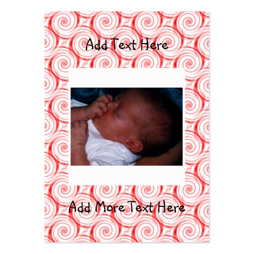 SweetBee Bumble Bee Birth Announcement Business Card Template (back side)