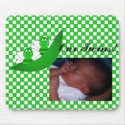 SweetBee Twin Bumble Bees Add Baby Photo Mousepad