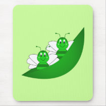 SweetBee Twin Bumble Bees Mousepad