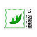 SweetBee Twin Bumble Bees Postage Stamp